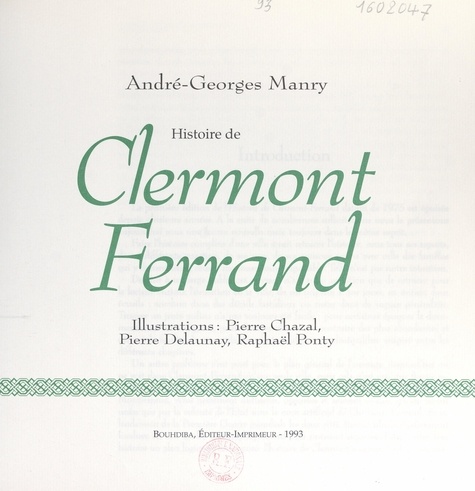Histoire de Clermont-Ferrand