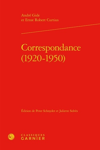 Correspondance. (1920-1950)