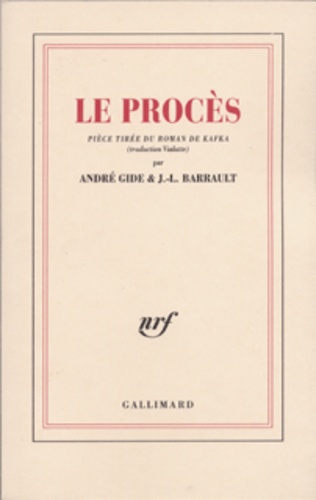André Gide et  Barrault - Le procès.