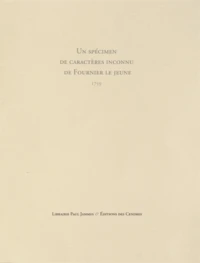 Un spécimen de caractères inconnu de Fournier le Jeune (1759)