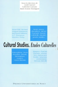Cultural studies : études culturelles