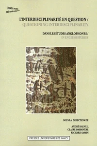L'interdisciplinarité en question dans les études anglophones