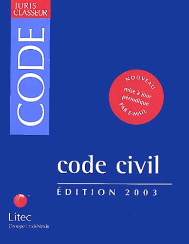 André Lucas - Code Civil. Edition 2003.