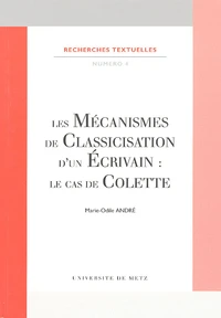 Les mécanismes de classification d'un écrivain : le cas de Colette