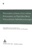 André Mercier et Maja Svilar - Philosophes critiques d'eux-mêmes- Philosophers on Their Own Work- Philosophische Selbstbetrachtungen - Philosophers on Their Own Work.