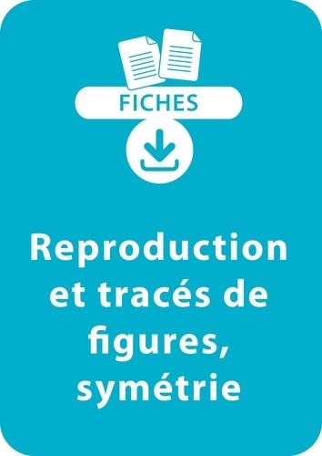 André Michel et Jean-Luc Caron - RESSOURCES FIC  : Géométrie CE1 : Reproduction et tracés de figures, symétrie - Lot de 7 fiches recto/verso à télécharger.