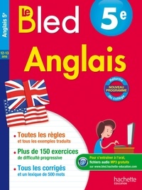 Ebooks gratuits téléchargements pdf Anglais 5e Le Bled en francais par André Michoux 9782012903661 MOBI iBook