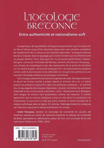 L'idéologie bretonne. Entre authenticité et nationalisme soft
