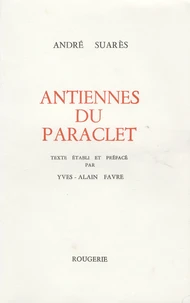 Antiennes du Paraclet