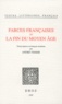 André Tissier - Farces françaises de la fin du Moyen Age - Tome 1.