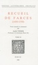 André Tissier - Recueil de farces (1450-1550) Tome 3 : .