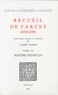 André Tissier - Recueil de farces (1450-1550) Tome 7 : Maître Pathelin.
