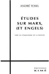 Études sur Marx (et Engels)