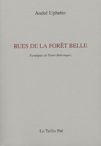 André Ughetto - Rues de la forêt belle - Petite kabbale de poèmes entre deux proses.