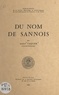 André Vaquier - Du nom de Sannois.