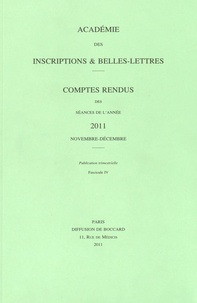André Vauchez - Comptes rendus des séances de l'Académie des Inscriptions et Belles-Lettres - Novembre-décembre 2011.