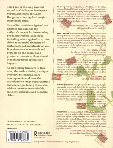 Second Nature Urban Agriculture. Designing Productive Cities