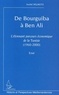 André Wilmots - De Bourguiba à Ben Ali - L'étonnant parcours économique de la Tunisie (1960-2000).