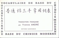 Vocabulaire de base du chinois moderne