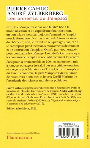 Les ennemis de l'emploi. Le chômage, fatalité ou nécessité ?  édition actualisée