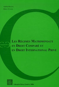 Andrea Bonomi et Marco Steiner - Les régimes matrimoniaux en Droit comparé et en Droit international privé - Actes du Colloque de Lausanne du 30 septembre 2005.
