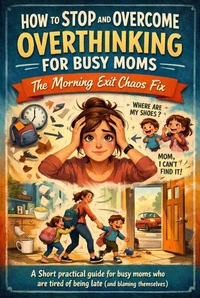 How to Stop and Overcome Overthinking for Busy Moms: The Morning Exit Chaos Fix - A Short practical guide for busy moms who are tired of being late (and blaming themselves)
