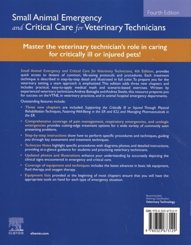Small Animal Emergency and Critical Care for Veterinary Technicians 4th edition