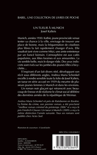 Un tueur à Munich. Josef Kalteis