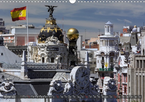 CALVENDO Places  Le Centre de l'Espagne (Calendrier mural 2020 DIN A3 horizontal). Impressions de la Meseta centrale (Calendrier mensuel, 14 Pages )