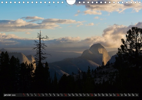 CALVENDO Places  Perspectives de Yosemite (Calendrier mural 2020 DIN A4 horizontal). Beauté naturelle durant toutes les saisons (Calendrier mensuel, 14 Pages )