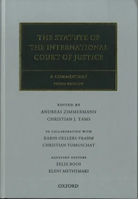 The Statute of the International Court of Justice