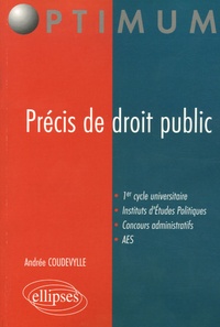 Andrée Coudevylle - Précis de droit public.