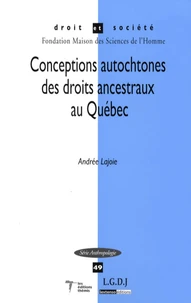 Conceptions autochtones des droits ancestraux au Québec