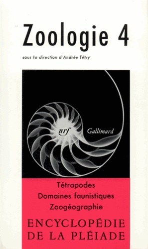 Zoologie. Tome 4, Tetrapodes, Domaines Faunistiques, Zoogeographie