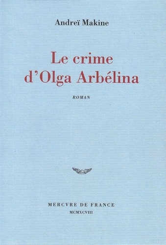 Le crime d'Olga Arbelina