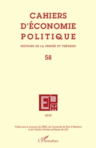 Andrés Alvarez et Michaël Assous - Cahiers d'économie politique N° 58/2010 : .