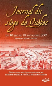 Journal du siège de Québec du 10 mai au 18 septembre 1759