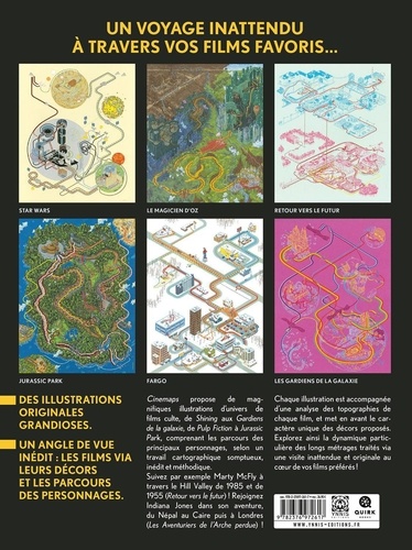 Cinemaps. Cartographie de 35 films de légende