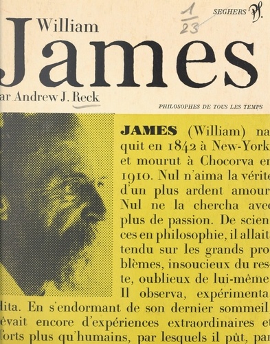 William James et l'attitude pragmatiste