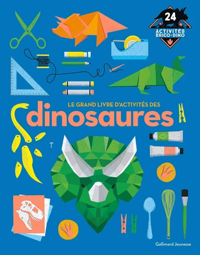 Couverture de Le grand livre d'activités des dinosaures