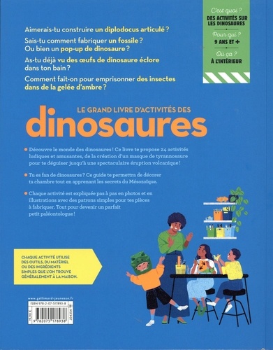 Le grand livre d’activités des dinosaures