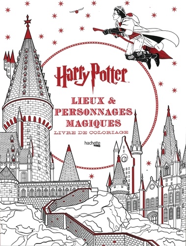 Andrew Williamson et Adam Brockbank - Lieux et personnages magiques Harry Potter - Livre de coloriage.