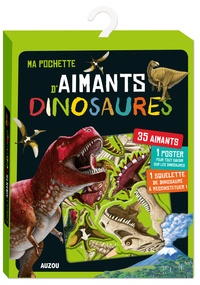 Andrey Atuchin - Ma pochette d'aimants dinosaures - Avec 35 aimants, 1 poster, 1 squelette de dinosaure à reconstituer.