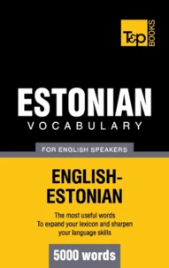 Estonian vocabulary for English speakers - 5000 words