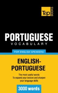 Portuguese vocabulary for English speakers - 3000 words