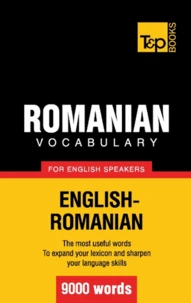 Romanian vocabulary for English speakers - 9000 words