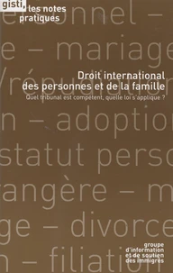 Droit international des personnes et de la famille