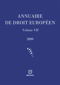 Annuaire de droit européen