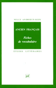Ancien Francais. Fiches De Vocabulaire