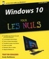 Andy Rathbone - Windows 10 pour les nuls.